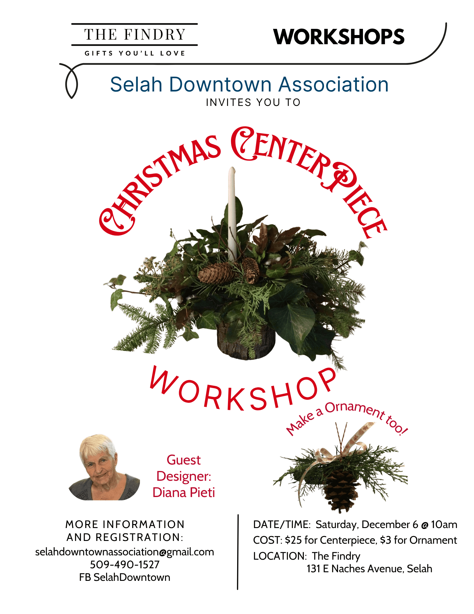 Holiday Centerpiece Workshop