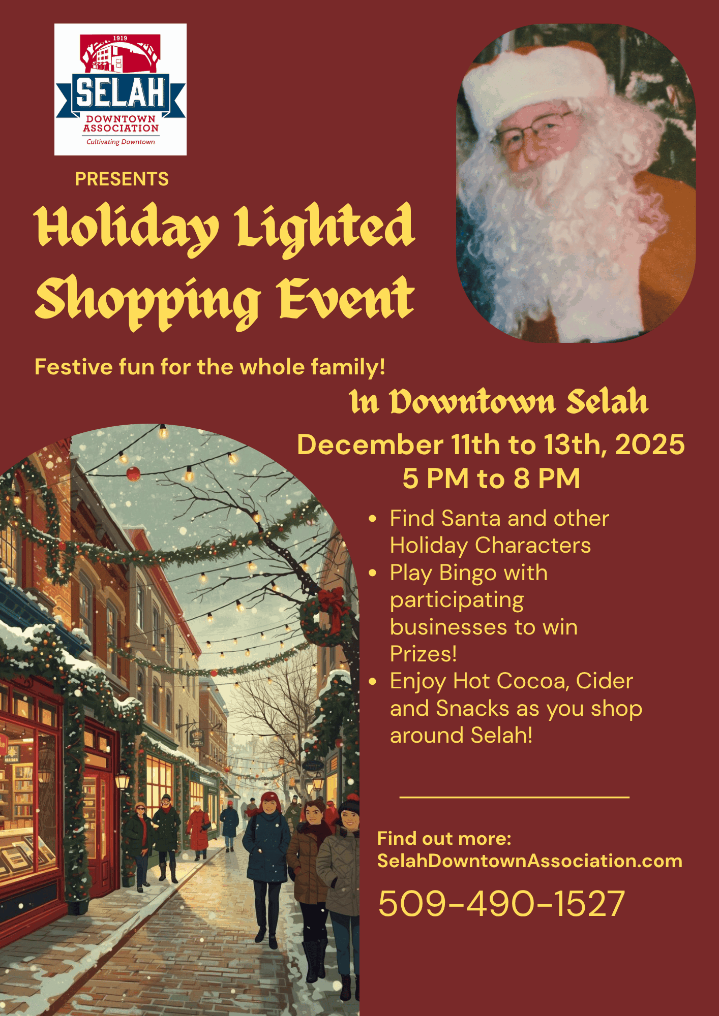 Holiday Lighted Shopping Event - 3 Fun Nights